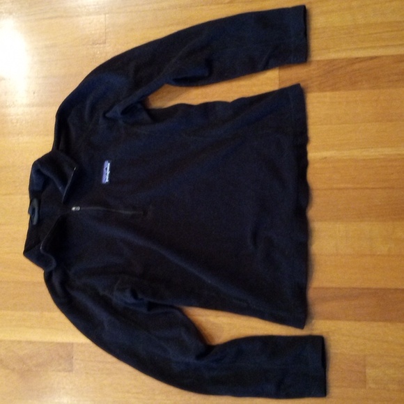 Patagonia Tops - Patagonia Black Quarter Zip Pullover Sweatshirt Women's XS